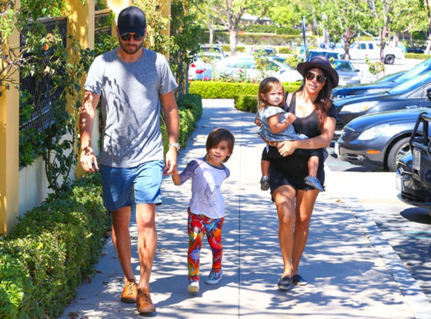 Kourtney Kardashian, Scott Disick, Family